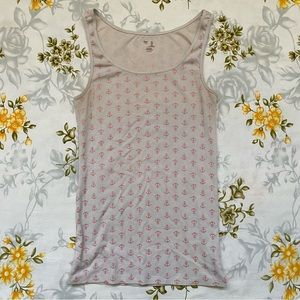Gap Size L Pink Anchor Print Tank